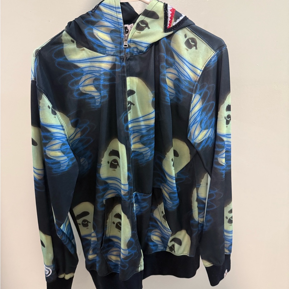 Bape Hoodie Embroidered with Camouflage